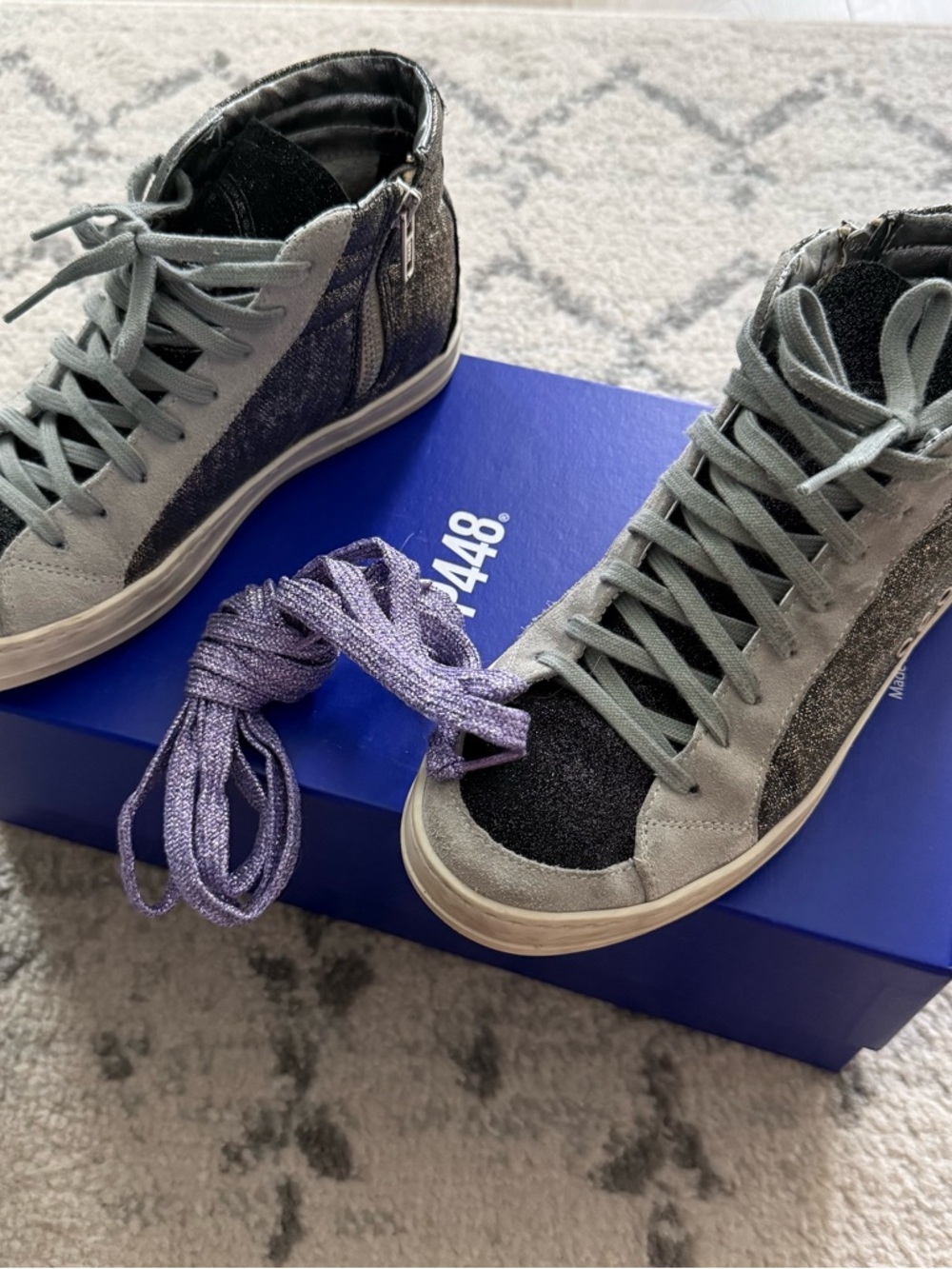 P448 High-Top Sneakers